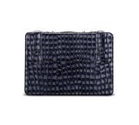 Vttui Humidor à Cigares en Cuir - Boîtier de Voyage Hermétique avec Intérieur en Cèdre Espagnol pour Le Vieillissement et l'Humidification des Cigarres, Humidificateur Intégré(Color:B)