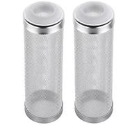 VTYTZZ Lot de 2 filtres extérieurs d'aquarium - Durable - 16 mm - Protection d'aspiration - En acier inoxydable - Multifonctionnel - Protection d'aspiration pour la protection des crevettes