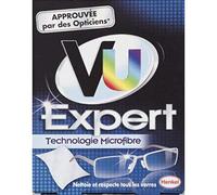 Miror VU Expert - Nettoyant Optique - 20 Lingettes - Lingettes Nettoyantes Lunettes Microfibre - Nettoie et respecte tous les verres