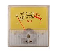 VU Meter Amplificateur numérique de type analogique Niveau sonore Panneau jaune Lecture facile Vu Meter