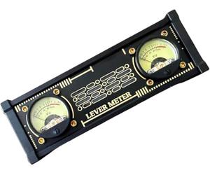Vu-mètre Activé par Le Son, Double Affichage Analogique du Niveau Audio avec Éclairage Dambiance Rvb, Détection Automatique du Son, Couleurs Et Modes Réglables, pour La Décoration De Bureau