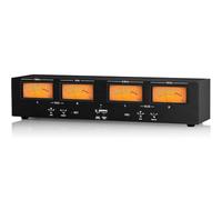 VU-mètre analogique avec commutateur audio, analyseur de spectre et lumière rythme, modes EQ/VU, contrôle de la luminosité, télécommande, pour des applications de studio polyvalentes