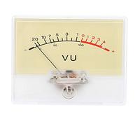 VU Mètre DB Amplificateur VU Mètre En-tête avec Ampoule Accessoire de Périphérique Audio pour Bricolage Studio D'enregistrement Audio Domestique