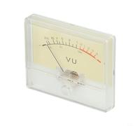 VU Tête de compteur de niveau audio haute précision avec ampoule orange 12 V 55 mA Mesure sensible pour bricolage, studio d'enregistrement, maison et voiture