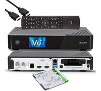 Vu+ Uno 4k Se UHD HDR 1x DVB-S2 Fbc Assis Double Tuner E2 Récepteur Linux + 2TB