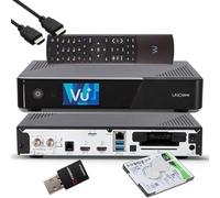 Vu+ Uno Se 4K 1x DVB-S2 Fbc Double Tuner Linux Récepteur UHD 300 Mbit WLAN 1TB