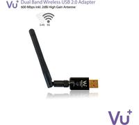 VU+ USB Wifi Dual Band Adapter with Antenna for 600 Mbps (Adaptateur USB Wifi double bande avec antenne pour 600 Mbps)