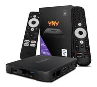 ► VU+ YAY GO PRO Android TV 14, 4K UHD Streaming Box, Chromecast IP-Récepteur