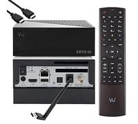 VU Zero 4K - Récepteur Satellite UHD HDR, Tuner DVB-S2X, récepteur Intelligent E2 Linux, Youtube, CI + Lecteur de Carte, médiathèque HbbTV, USB, kit HDD PVR 2To, WiFi 150Mbit + EasyMouse HDMI