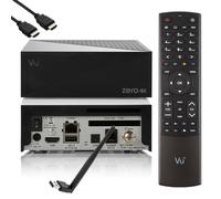 ►VU Zero 4K SE Ultra HD HDR SAT PVR Récepteur, Smart HbbTV, Mediathek, 150 WiFi