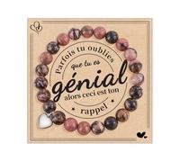 VU100 Bracelet Pierres Naturelles - Cadeau Original pour Femme Idée pour Mamie, Ado Fille, Amie, Sœur, Épouse, Maitresse Idéal pour Noël et Anniversaire