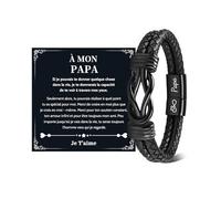 VU100 Cadeau Papa Cadeau Fête des Pères Original Bracelet Papa Cadeau Anniversaire Papa Cadeau pour Homme Noël Fête des Pères