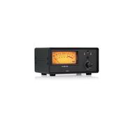 VU102 Commutateur Audio 2 Zones pour Haut-Parleurs/Amplificateur, Répartiteur 2 Entrées/1 Sortie avec Télécommande Infrarouge et Vumètre avec