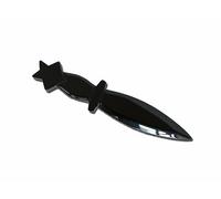 vuagmiv Pentagramme Obsidienne Athame, Décoration d'autel noir pour fournitures et outils Wicca