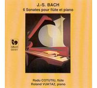 Vuataz,Roland - Bach: 6 Sonaten für Flöte und Klav