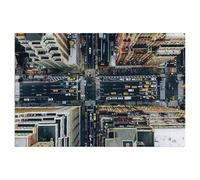 Vue aérienne de Downtown New York，Puzzles pour Adultes 1000 Pièces Puzzles pour Adultes pour Enfants Puzzle en Bois Ados Jeux Éducatifs Anti-Stress Jouet Cadeau（75x50cm）-T85