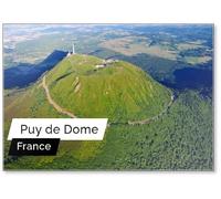 Vue Aérienne Puy De Dome Et Du Parc Des Volcans D'auvergne Design 1 Aimant de Réfrigérateur