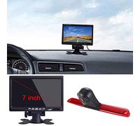Vue Arrière de Voiture Caméra,Lampe de Frein lumière de Frein Caméra de recul +7" LCD Moniteur pour Mercedes Benz Sprinter W906/Caravelle 2007-2015