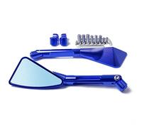 Vue arrière latérale 2 Pièces/Ensemble Rétroviseur Latéral De Moto Rétroviseurs Universels pour Kawasaki Z1000 Z800 Z750 K1200S K1300GT K1300S K1600GT K1600GTL(Turquesa)