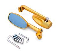 Vue arrière latérale Rétroviseur De Moto CNC Rétroviseurs Latéraux Billette D'aluminium pour Y-AMAHA Tmax 500 530 Xp500 Xp530 Xj600 Tx125(Gold)