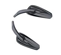 Vue arrière Pièces De Modification Rétroviseurs Moto Pour Harley Pour Davidson Fat Bob 2008-2012 2013 2014 2015 2016 2017 2018 2019 2020(Nero)