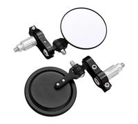 Vue arrière Rétroviseur Réglable Pour Y-AMAHA XMAX 125 250 400 XMAX300 VMAX V Max Moto 22/24 Mm Rétroviseurs Latéraux D'extrémité De Guidon(Nero)