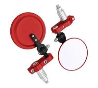 Vue arrière Rétroviseur Réglable Pour Y-AMAHA XMAX 125 250 400 XMAX300 VMAX V Max Moto 22/24 Mm Rétroviseurs Latéraux D'extrémité De Guidon(Rosso)