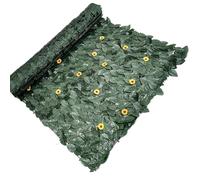 Vue de confidentialité artificielle - Vue de confidentialité en feuille, balcon ou patio | Couverture de clôture de patio, clôture de confidentialité des feuilles, toile de faux à l'épreuve