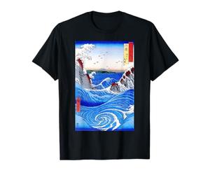 Vue de jacuzzis Art Japonais par Utagawa Hiroshige T-Shirt