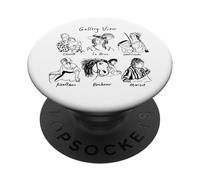 Vue de la galerie - Artistes féminins Classiques PopSockets PopGrip Adhésif