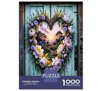 Vue de la Porte de la Couronne de cœur 1000 Pièces Pack Puzzle Puzzle Carton Extra-épais - Collectionneurs’ Favorite, Détente, Pause Bureau Voyage Et Fêtes 52x38cm/1000pcs