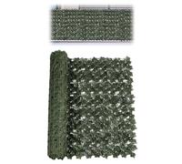 Vue de lierre artificiel : treillis extensible, feuillage décoratif | Pouls de séparation résistant aux rayons UV, écran de jardin anti-décoloration, décoration murale extérieure pour balcon,