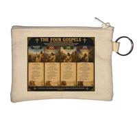 Vue d'ensemble du porte-monnaie The Four Gospels Beige