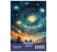 Vue du Ciel étoilé Puzzle 1000 Pièces Univers pour Adultes Family Games Décoration Intérieure Jeux Éducatifs Cadeaux d'anniversaire pour Noël Tueur Ennuyeux 70x50cm/1000pcs