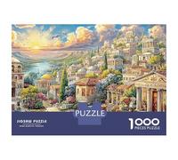 Vue du Coucher de Soleil sur Paris Coffret Puzzle 1000 Pièces Papier Écologique pour Seniors Anti-Stress 52x38cm/1000pcs