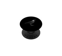 Vue latérale d'un choucas Sauvage PopSockets PopGrip Adhésif