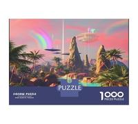 Vue Mer BellePuzzle 1000 Pièces avec Emboîtement Parfait, Puzzle d'art Scène Trop Alien Rosdéfi Entre Amis pour Un Tableau À Encadrer, Superbe Idée Cadeau 38x26cm/1000pcs