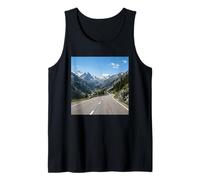Vue panoramique sur la Route de Montagne Alpine Débardeur