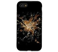 Vue Satellite de Nuit de la Terre Depuis l'espace - Hongrie Budapest Coque pour iPhone SE (2020) / 7/8