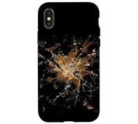 Vue Satellite de Nuit de la Terre Depuis l'espace - Hongrie Budapest Coque pour iPhone X/XS