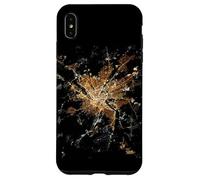 Vue Satellite de Nuit de la Terre Depuis l'espace - Hongrie Budapest Coque pour iPhone XS Max