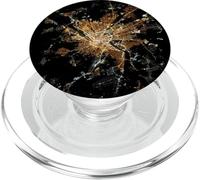 Vue Satellite de Nuit de la Terre Depuis l'espace - Hongrie Budapest PopSockets PopGrip pour MagSafe
