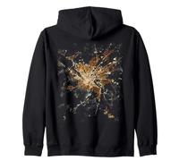 Vue Satellite de Nuit de la Terre Depuis l'espace - Hongrie Budapest Sweat à Capuche