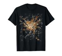Vue Satellite de Nuit de la Terre Depuis l'espace - Hongrie Budapest T-Shirt