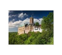 Vue sur la célèbre Wartburg, site du Patrimoine Mondial en Thuringe, Allemagne，Jigsaw Puzzle 1000 Pièces Puzzles Adultes Enfants Intéressant 1000 Pièces Puzzle Personnalisé Jouets（38x26cm）-O90