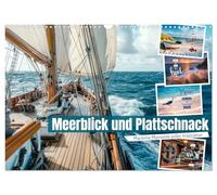 Vue sur la mer et bavardage, Version française (Calendrier mural 2026 DIN A3 portrait), Calendrier CALVENDO mensuel