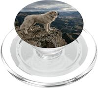 Vue sur la vallée des Gardiens de la Falaise des Pyrénées PopSockets PopGrip pour MagSafe