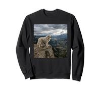 Vue sur la vallée des Gardiens de la Falaise des Pyrénées Sweatshirt