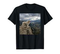Vue sur la vallée des Gardiens de la Falaise des Pyrénées T-Shirt