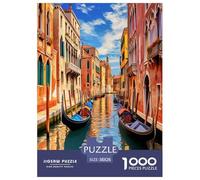 Vue sur Le Canal de Venise Puzzle 1000 Pièces Educa Jouet en Bois Divertissement Créatif Décoration Intérieure Jeu Éduchatif Challenge Toy Adultes & Enfants des 14 Ans 38x26cm/1000pcs